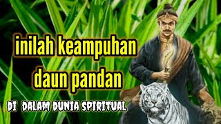 inilah keampuhan daun pandan dalam dunia spiritual.keajaiban daun pandan