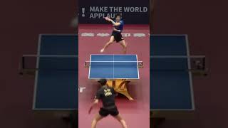 Amazing 26 Shots Rally [🏓😱] Jun Mizutani vs Xu Xin #tabletennis #shorts