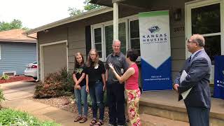 Coleman family celebrate a decade of homeownership in Salina