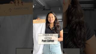 Sustainable Fabric Series 🧵🌱Fabric #14 Pure Cotton🌿