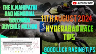 Hyderabad Race Tips and Selection|| The K.Mahipathi Rao Memorial Golconda Juvenile Million