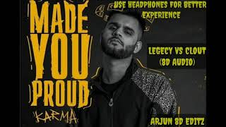 8D LEGACY VS CLOUT | Karma ft. Encore Abj | M.y.p | Arjun 8d editz | 8D Audio | #arjun8deditz