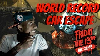 FASTEST ESCAPE IN THE WORLD!! WORLD RECORD! FRIDAY THE 13TH GAME