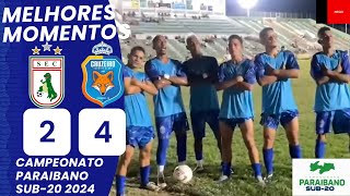 Sousa vs Cruzeiro de Itaporanga | Melhores Momentos | 3ª Rodada | Campeonato Paraibano Sub-20 2024