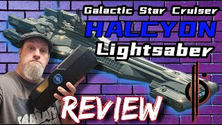 Lightsaber REVIEW Star Wars Halcyon, Galactic Star Cruiser Training Hilt