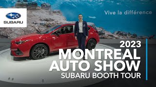 Welcome to the 2023 Montreal Auto Show – Tour the Subaru Canada Booth with Madison