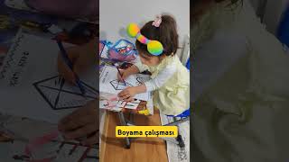 Boyama çalışması 😊#shortvideo #shorts