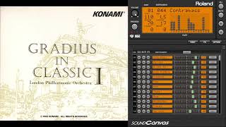 Gradius in Classic I - Act I 1 MIDI - Sound Canvas VA