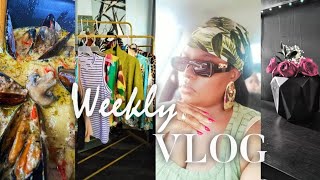 NEW FALL FLOWERS +WORK+TEMU CLOTHES RACK+NEW RECIPE+HAULS+S'MORES #vlog #shopping