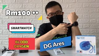 Rm100 Smartwatch Ada Blood Oxygen Skrin Besar dan Battery Tahan DG Ares dari Doogee