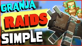 Granja de Esmeraldas / Saqueos / Raids FÁCIL ! 1.20 Minecraft Bedrock