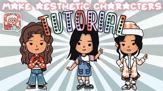 How-To make aesthetic characters in Yoya: Busy Life World 🌎✨ | tutorial | DessireePlaysss