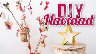 DIY Deco Navidad | Calendario de adviento y estrella con luz