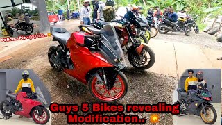 Guys 5 Bikes Revealing.. 💥 Modification..❗5 Variety Colours...