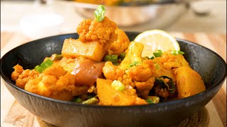 Chickpeas Cauliflower and Potato Curry | Chickpeas Curry Recipe