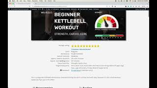 Find kettlebell workouts by goal, exercise, type, duration, and more