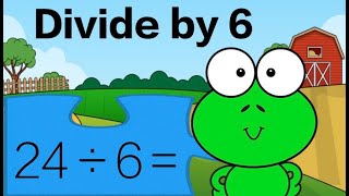 Divide by 6 Fact Fluency Puzzle: At the Farm: Math Brain Break