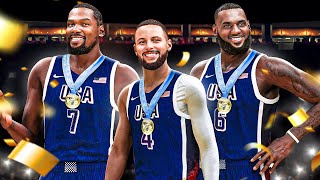 TEAM USA STEPH CURRY, LEBRON JAMES, and KEVIN DURANT are UNSTOPPABLE in NBA 2K24