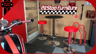 PitStop Furniture | Pit Crew Bar Table and Stools