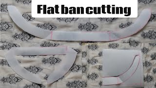 flat ban/flat ban cutting/how to cut flat ban/flat collar/ban ✂️/easy way to cut flat ban