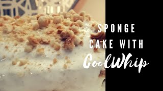 Sponge Cake with CoolWhip