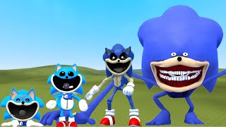 Get Ready for the WILDEST Sonic Tapes VS Smiling Critters Battle in Garry's Mod!