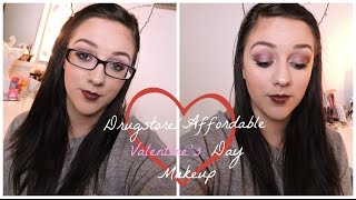 Drugstore/Affordable Valentine's Day Makeup |Talk Through