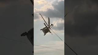 Black Hawk Helicopter Hits Power Lines!