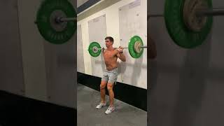 Barbell1 1/4 Hack Squat (Wall supported)