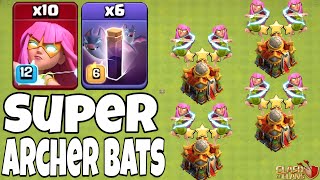 NEW Th16 Super Archer Bats Attack!! Best Th16 Attack Strategy - Clash of Clans