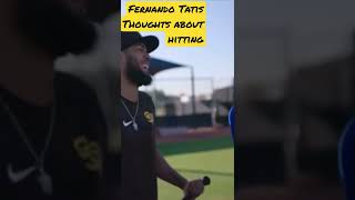 MLB Fernando Tatis talking about hitting!!!