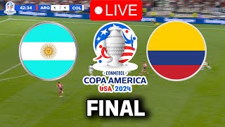 🔴EN VIVO || 🔥ARGENTINA COLOMBIA EN VIVO 🏆FINAL COPA AMERICA 2024🏆