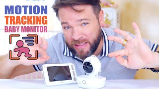 THIS BABY MONITOR FOLLOWS BABY! Bebcare Motion Baby Monitor Unboxing & Review