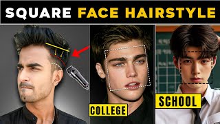 Square Face School & College Hairstyles | School Hairstyle For Square face | Stylo Mrinal