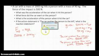 Acceleration and Newton's 3rd law