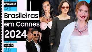 Brasileiras em Cannes: Marina Ruy Barbosa exibe look deslumbrante e Isabelle Drummond vai repaginada