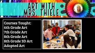 Virtual Back to School Night! Meet Mrs. Thiele, Art Teacher