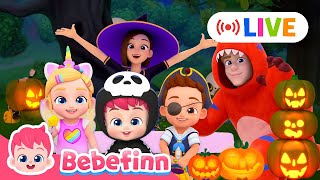 🔴 LIVE 🎃 Happy Halloween with Bebefinn | 2024 New Songs for Kids