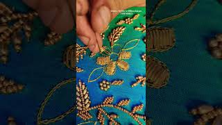 Zardozi work | Orders | Online & Offline classes 7305100823 ,#aariworkclasses #embroidery #aariwork