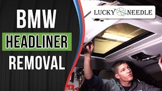 E90 BMW 325i - Headliner Removal