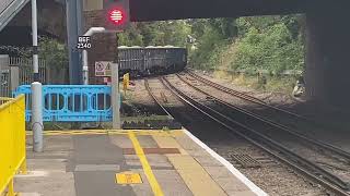 A goods train at Kew Bridge Station 4/9/2024