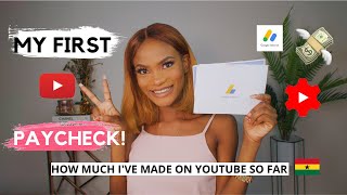 HOW MUCH YOUTUBE PAID ME FOR THE FIRST TIME: The Duration + Steps To Get Monetized...