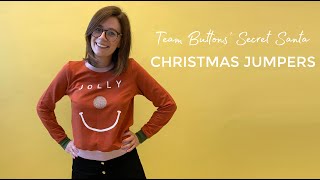 Team Buttons' Secret Santa Christmas Jumpers