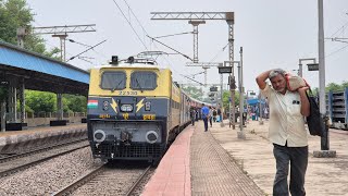 ICF SHATABDI LIVERY HOWRAH WAP4 Leading Puri Ahmedabad SF Express| Arrival and departure at BPHB