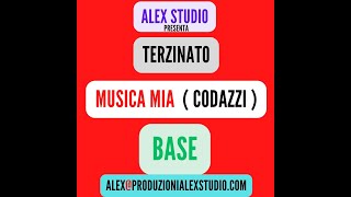 MUSICA MIA  ( ORCHESTRA OMAR CODAZZI )  Karaoke ( BASE ) TERZINATO Alex Studio