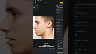 One click Skin cleaning and glowing Ai Tool #shorts #ai #viral #photoshop