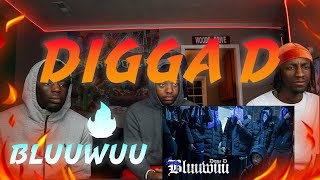 AMERICANS REACT| Digga D - Bluuwuu