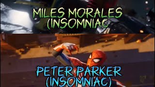 Peter Parker Ps4 vs Miles Morales Ps4 #battle #vs #versus