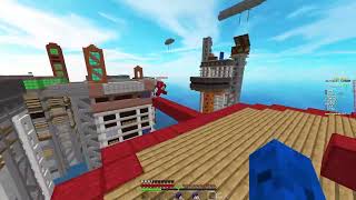 Speed Telly Bridging in Hypixel Bedwars