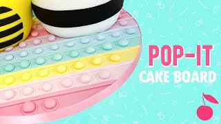 Pop-It Style Cake Board Tutorial | How To | Cherry School